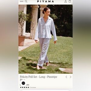 🌟Piyama Felicity 100% Cotton Pajama Set Size XS